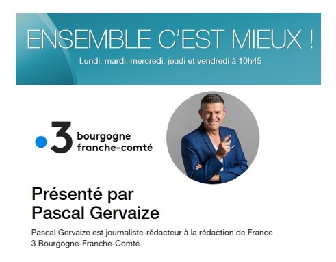 Syntaxe Erreur 2.0 participe au magazine TV de France3 Dijon « ENSEMBLE C’EST MIEUX »