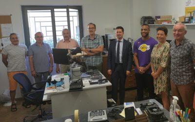 Monsieur le Sous-Préfet de l&rsquo;arrondissement de Charolles en visite dans nos structures