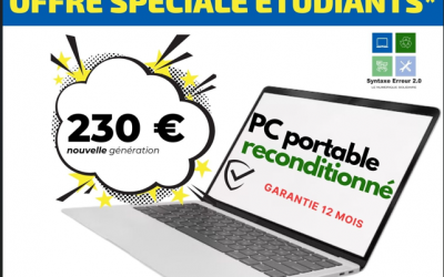 Offre solidaire PC Portable reconditionné